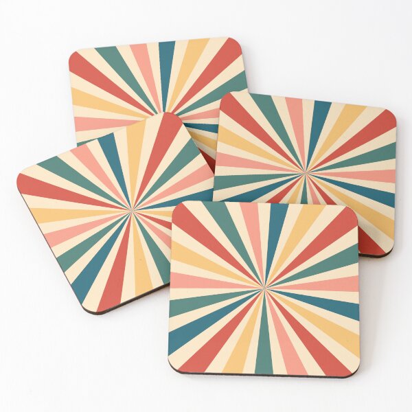 Item preview, 70s Nostalgia Sunbeam Burst – Mid-Century Graphic Radial Pattern designed and sold by Frohyou.