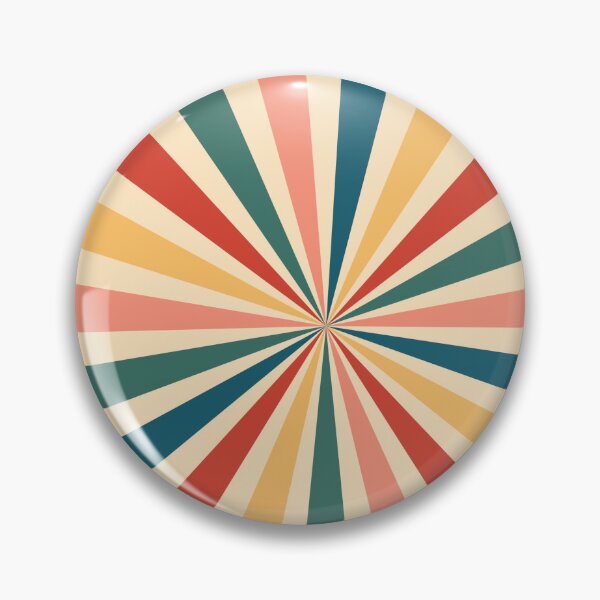 Item preview, 70s Nostalgia Sunbeam Burst – Mid-Century Graphic Radial Pattern designed and sold by Frohyou.