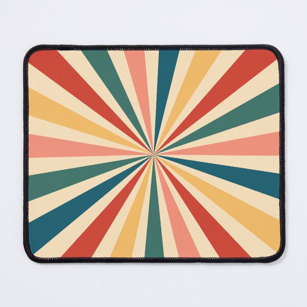 Item preview, 70s Nostalgia Sunbeam Burst – Mid-Century Graphic Radial Pattern designed and sold by Frohyou.