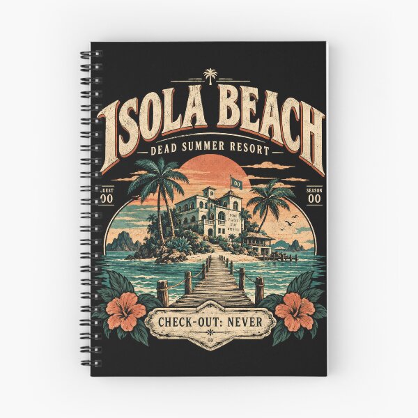 Item preview, Isola Beach – Vintage Tropical Resort Graphic designed and sold by PhilllandArt.