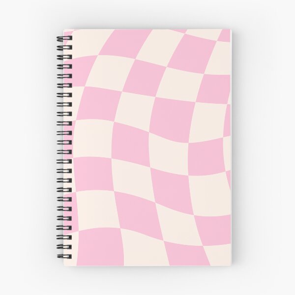 Item preview, Wavy Pink Checkerboard – Retro Groovy Warped Check Pattern designed and sold by Frohyou.
