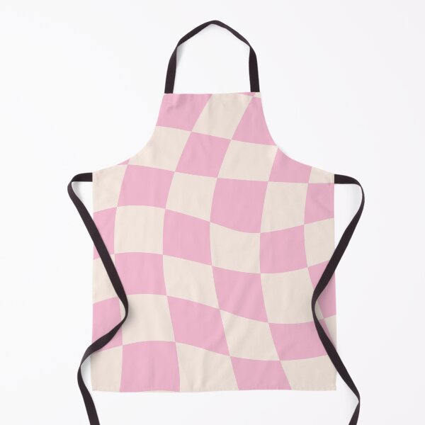 Item preview, Tablero de ajedrez rosa ondulado – Patrón de cuadros retro y deformado designed and sold by Frohyou.