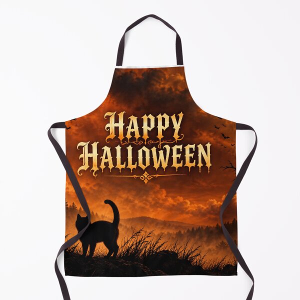 Item preview, Black Cat Under a Halloween Moon designed and sold by Kimberly Palmer.