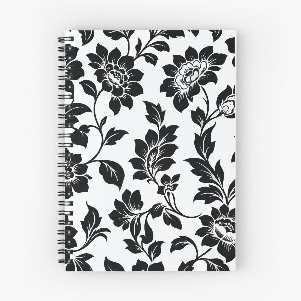 Item preview, Black Floral Pattern  designed and sold by YLinDesign.