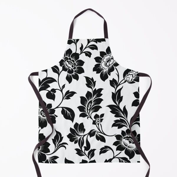 Item preview, Black Floral Pattern  designed and sold by YLinDesign.