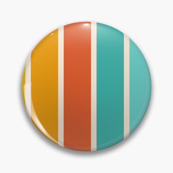 Item preview, Retro Surf Stripes – Mid-Century Modern Angled Stripe Pattern designed and sold by Frohyou.