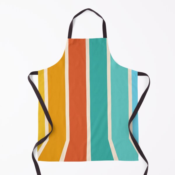 Item preview, Retro Surf Stripes – Mid-Century Modern Angled Stripe Pattern designed and sold by Frohyou.