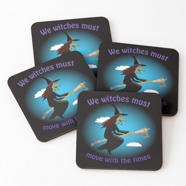 Item preview, Halloween witch moving with the times designed and sold by ChimaGraphics.