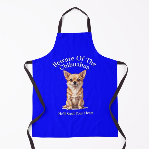 Item preview, Beware Of The Chihuahua He’ll Steal Your Heart Art Design designed and sold by fantasticdesign.