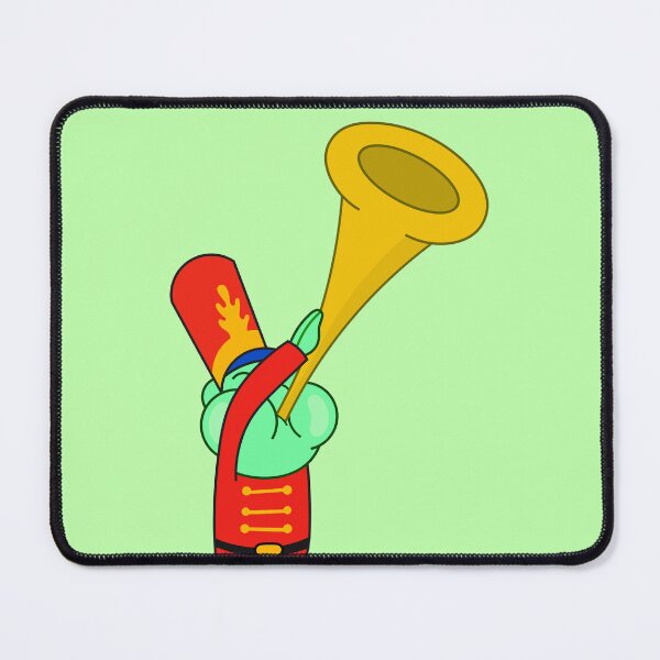 Item preview, SpongeBob- fish playing the trumpet in the Bubble Bowl designed and sold by DibujandoPorfa.