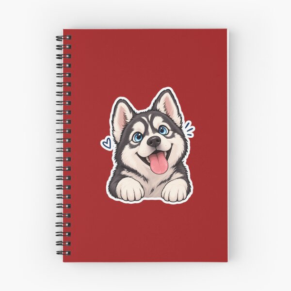 Item preview, Cute Husky Puppy Sticker  designed and sold by CROFTARTS.