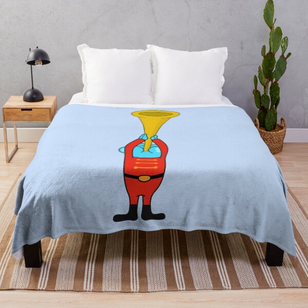 Item preview, SpongeBob- fish 2 playing the trumpet in the Bubble Bowl designed and sold by DibujandoPorfa.
