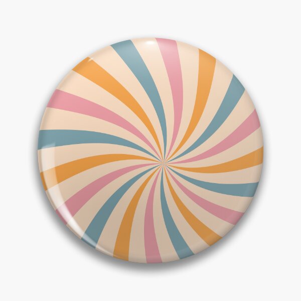 Item preview, Vintage Mod Pinwheel Rays – Pastel Boho Spiral Pattern designed and sold by Frohyou.