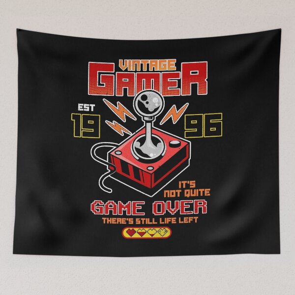 Item preview, Vintage Gamer Since 1996 Funny Birthday Gaming designed and sold by JRRTs.