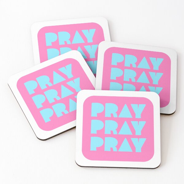 Item preview, PRAY | Christian girl | pink + blue designed and sold by thehappyintrovert .