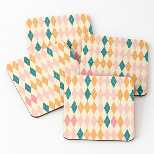 Item preview, Retro Preppy Argyle – Vintage Knit Diamond Plaid Pattern designed and sold by Frohyou.