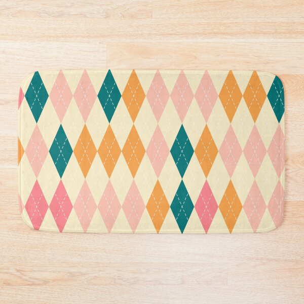 Item preview, Retro Preppy Argyle – Vintage Knit Diamond Plaid Pattern designed and sold by Frohyou.