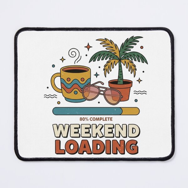 Item preview, Weekend Loading Funny Coffee Vacation Retro Design designed and sold by meghnad.