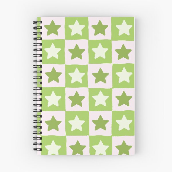 Item preview, Danish Pastel Checkerboard Stars – Y2K Retro Chequer & Star Pattern designed and sold by Frohyou.