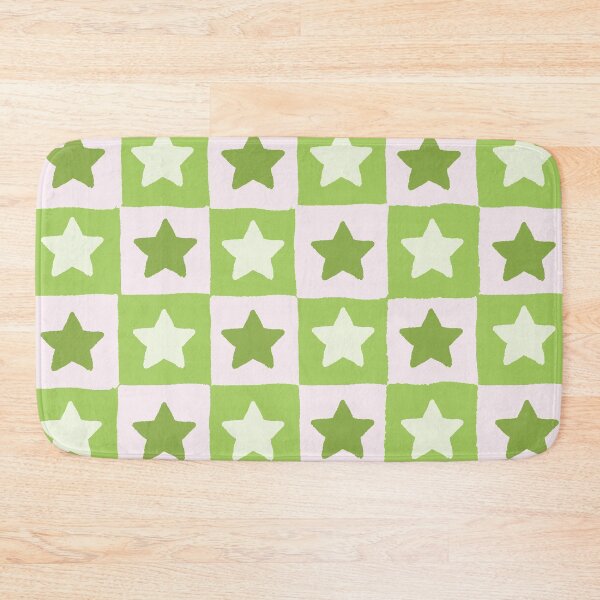 Item preview, Danish Pastel Checkerboard Stars – Y2K Retro Chequer & Star Pattern designed and sold by Frohyou.