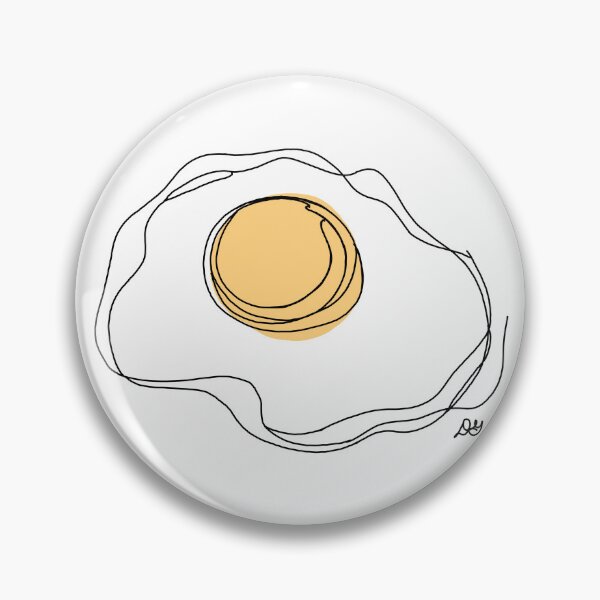 Item preview, Egg Line Art Illustration designed and sold by Evil B Creative.