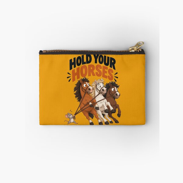 Item preview, Hold Your Horses – Funny Mouse & Horses designed and sold by Furflix.