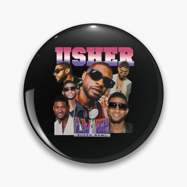 Item preview, Singer Tour Music Albums Pop Usher Vintage designed and sold by HavocZigzags.