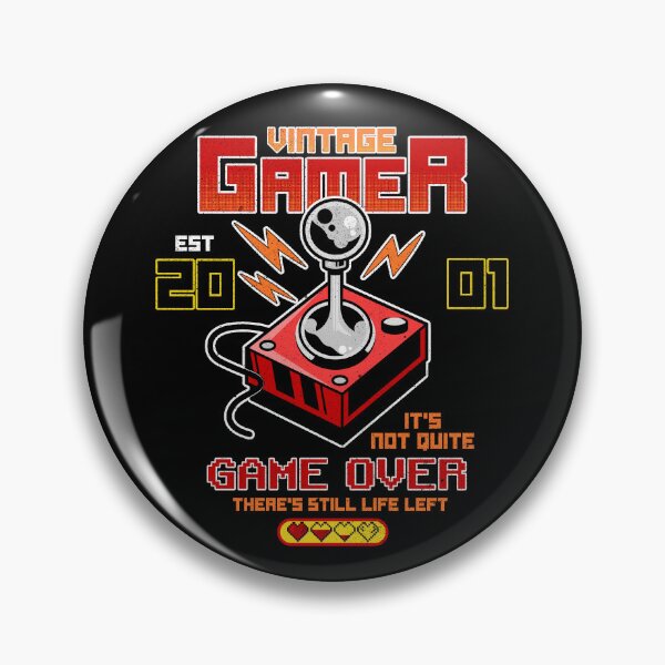 Item preview, Vintage Gamer Since 2001 Funny Birthday Gaming designed and sold by JRRTs.