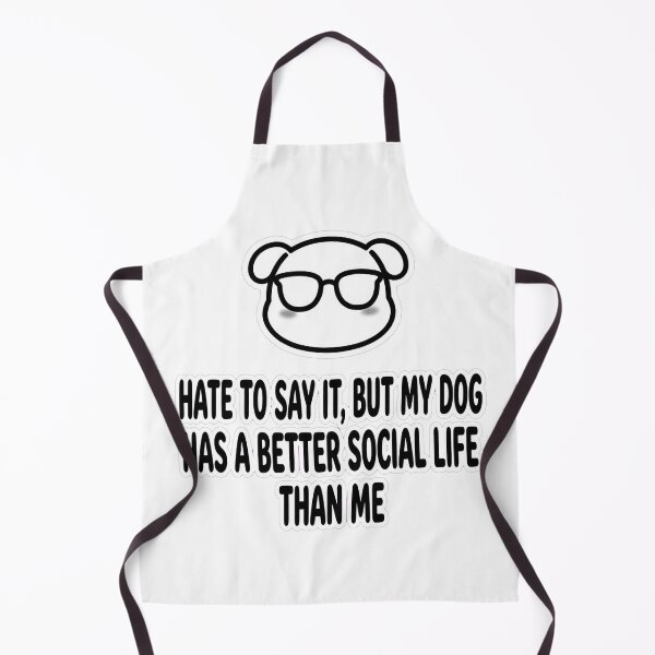 Item preview, Funny Dog Better Social Life Shirt designed and sold by Tininai.