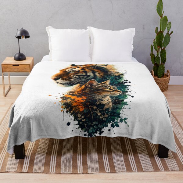 Item preview, Tiger and cat designed and sold by redmoon64.