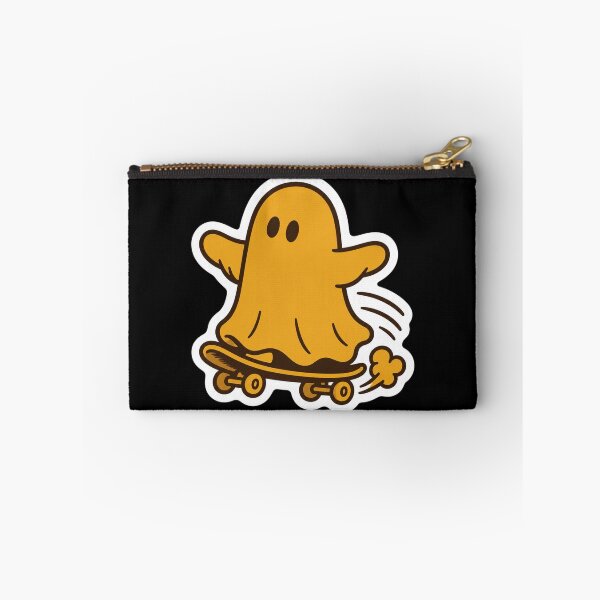 Item preview, Skating Ghost – Cute Yellow Skateboarder Cartoon designed and sold by Vision Crafted.