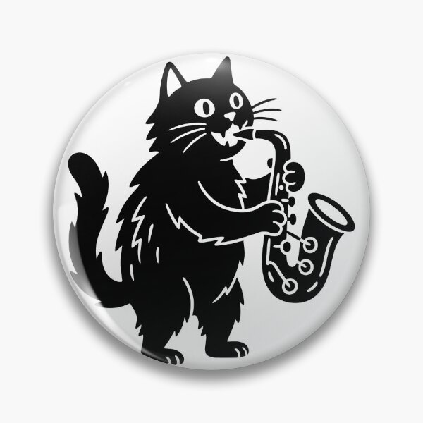 Item preview, Sax Cat designed and sold by Surprised Hen.