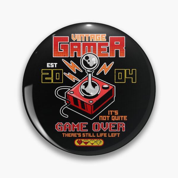 Item preview, Vintage Gamer Since 2004 Funny Birthday Gaming designed and sold by JRRTs.
