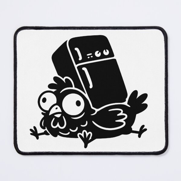 Item preview, Chicken crushed by a refrigerator designed and sold by Surprised Hen.