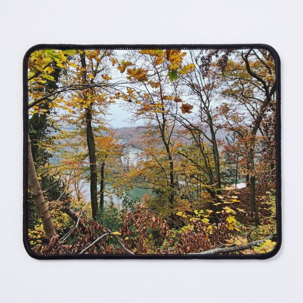 Item preview, Autumnal Weltenburg Gorge designed and sold by Cosmic Landscapes.