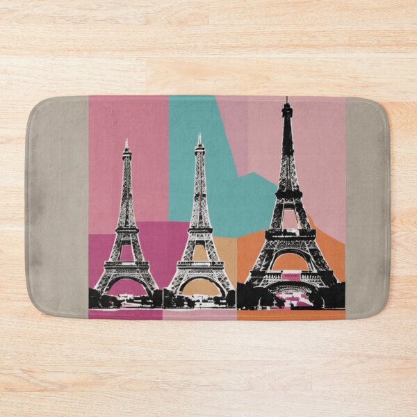 Item preview, Eiffel Tower Paris Pop Art – Andy Warhol Inspired Retro Art designed and sold by Arteque.