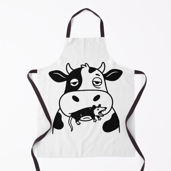 Item preview, A cow chewing an opossum designed and sold by Surprised Hen.