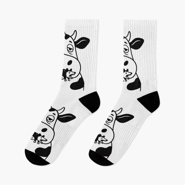 Item preview, A cow chewing an opossum designed and sold by Surprised Hen.