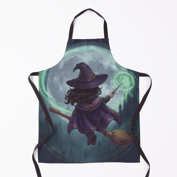 Item preview, Moonlit Witch - Spooky Cute Halloween Series designed and sold by ImagineNature.