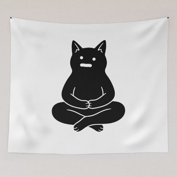 Item preview, Zen Cat designed and sold by Surprised Hen.