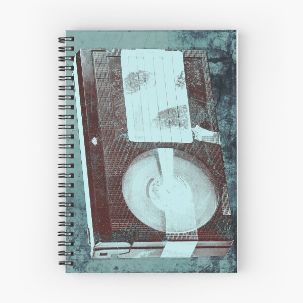 Item preview, Blue-Green Weathered VHS Cassette Faded Label Vintage Media designed and sold by Ghoul Enterprises.
