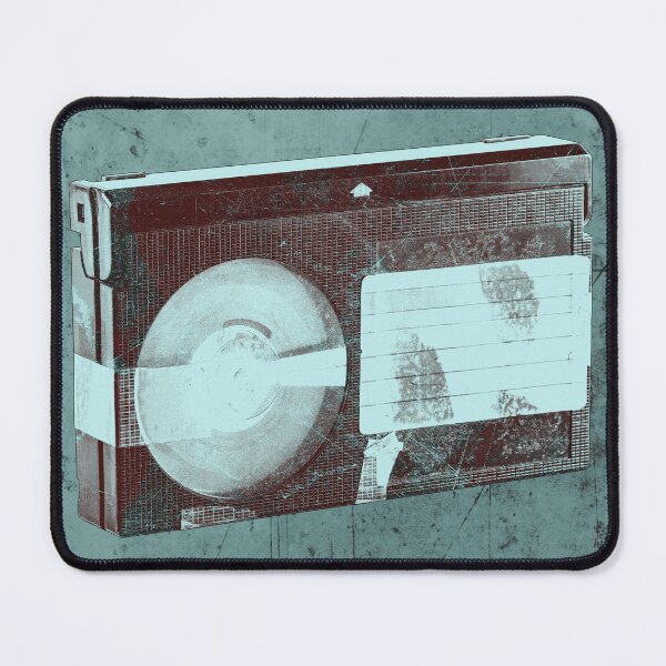 Item preview, Blue-Green Weathered VHS Cassette Faded Label Vintage Media designed and sold by Ghoul Enterprises.