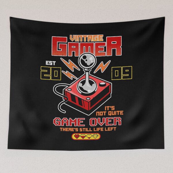 Item preview, Vintage Gamer Since 2009 Funny Birthday Gaming designed and sold by JRRTs.