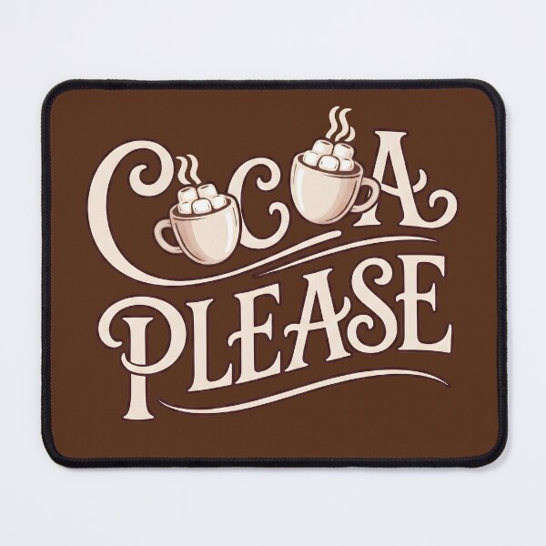Item preview, Cocoa Please Quirky Typography Cocoa Lover Art designed and sold by JumpJammiesTees.