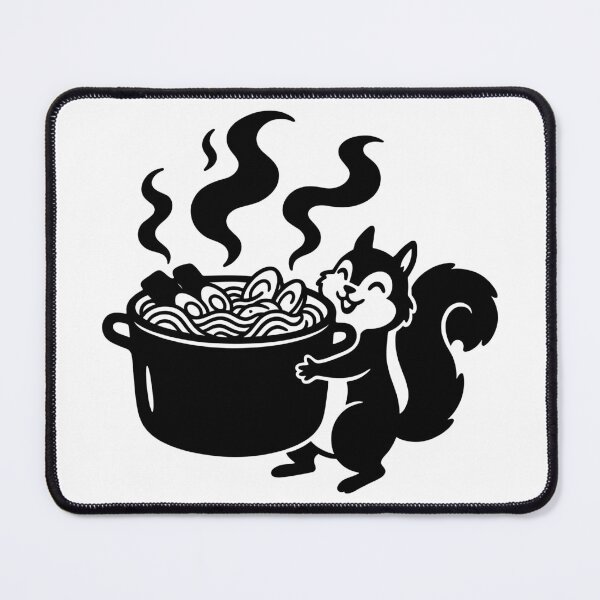 Item preview, Ramen chef squirrel designed and sold by Surprised Hen.