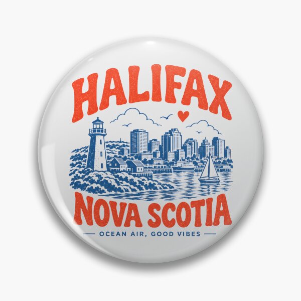 Item preview, Halifax Retro City designed and sold by HowToCanadian.