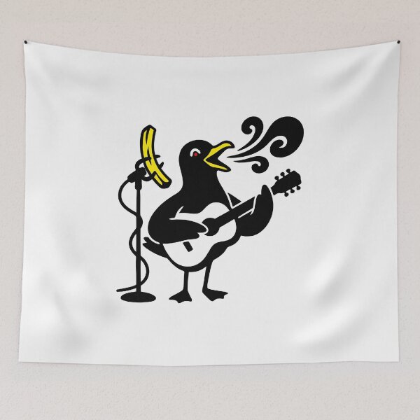 Item preview, A seagull playing the guitar designed and sold by Surprised Hen.