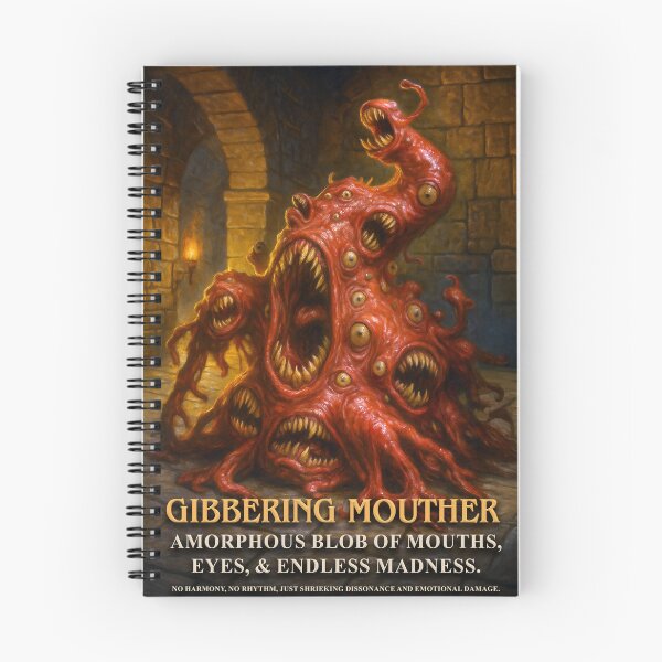 Item preview, Gibbering Mouther - Amorphous blob of mouths, eyes, & endless madness. designed and sold by abby-thorns.