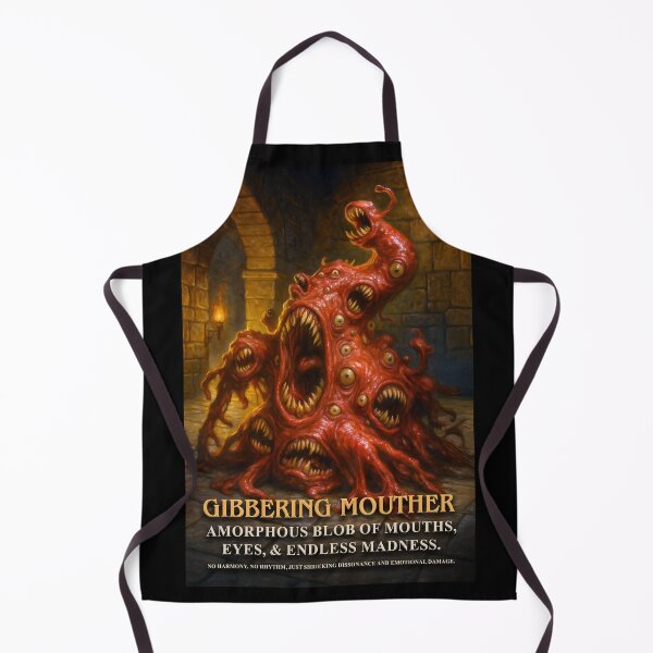 Item preview, Gibbering Mouther - Amorphous blob of mouths, eyes, & endless madness. designed and sold by abby-thorns.