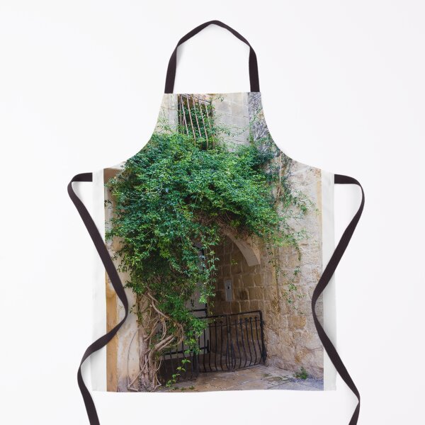 Item preview, Green Vines Over Stone Archway and Wrought Iron Gate in Historic Narrow Alleyway designed and sold by Nmallia.
